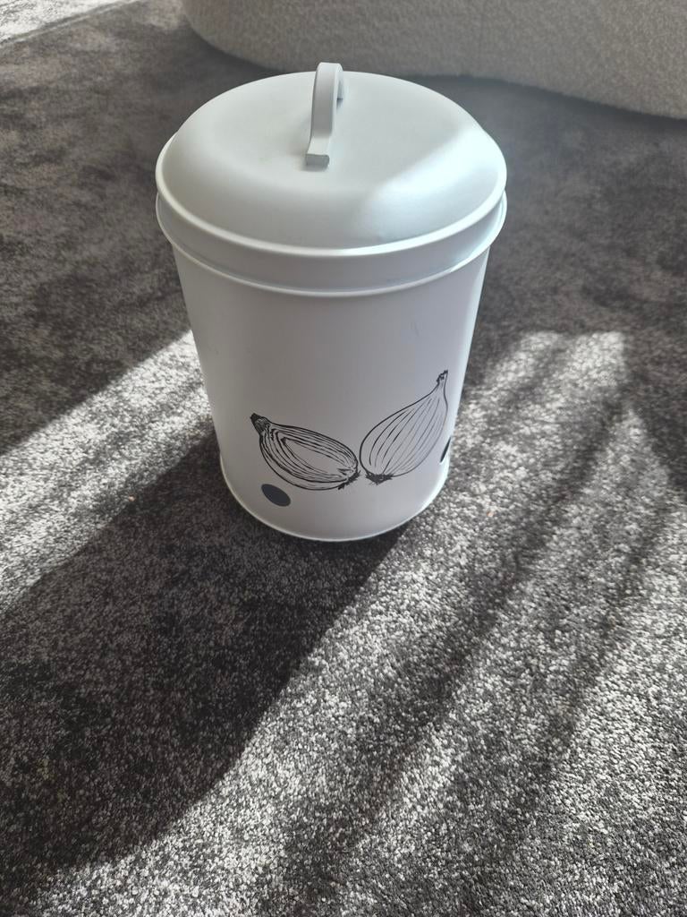 Uien pot, Ophalen of Verzenden, Nieuw, Overige materialen, Pot, Bus of Blik