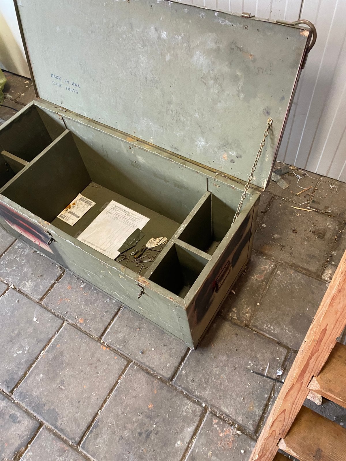USA gereedschap kist us army nekaf dodge wc gmc 352 353 daf, Ophalen, Landmacht, Amerika