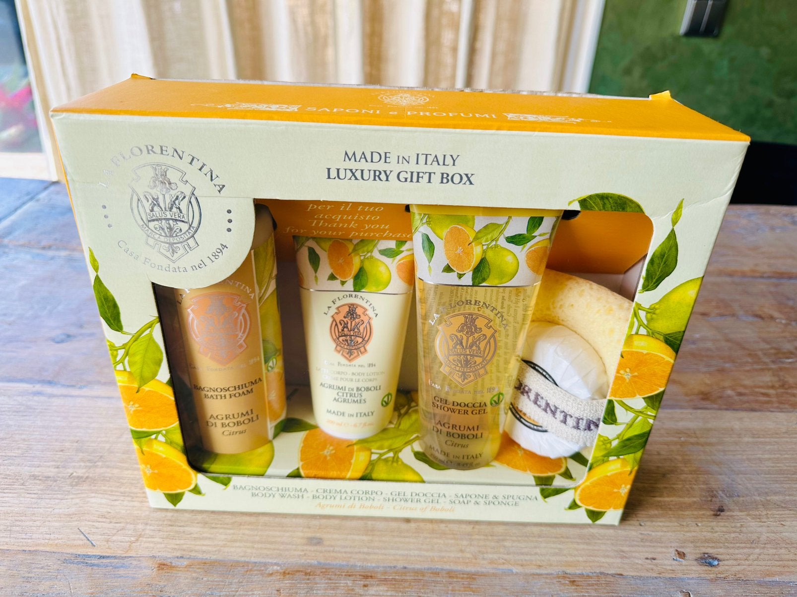 La Florentina Ritual Set luxury gift box, Ophalen of Verzenden, Nieuw, Bad & Douche