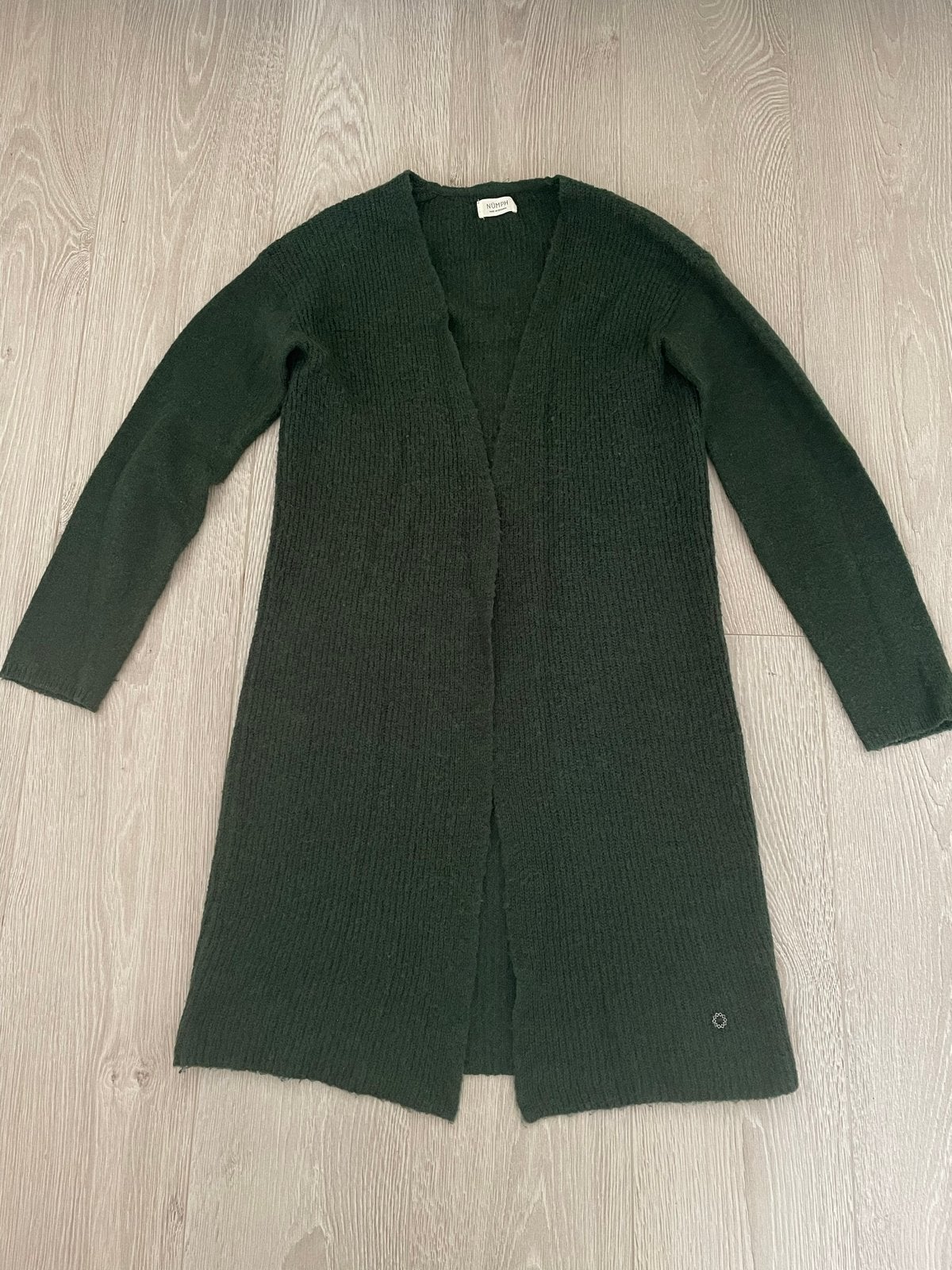 Nümph lang vest donkergroen, maat 36, Ophalen of Verzenden, Gedragen, Maat 36 (S), Groen