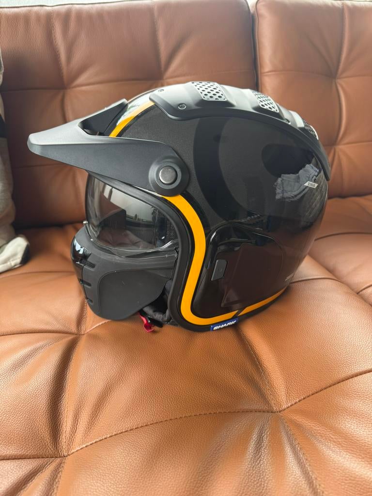 Shark X-Drak 2 Thrust-R  maat M., Motoren, Kleding | Motorhelmen, Jethelm, M, Shark, Tweedehands, Ophalen of Verzenden