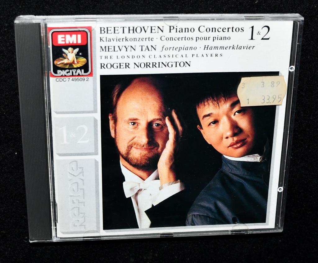 Beethoven - Piano Concertos 1 & 2 - Melvyn Tan, Fortepiano, Verzenden, Classicisme, Zo goed als nieuw, Overige typen