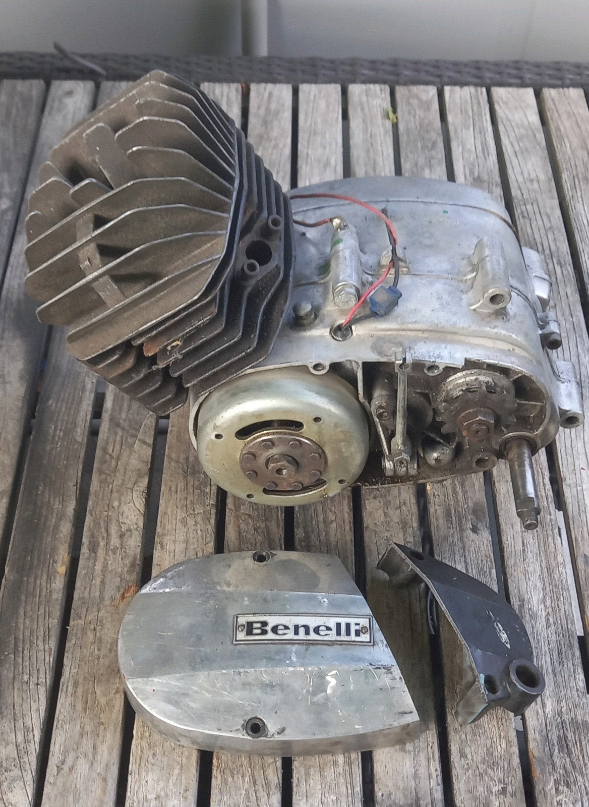 Benelli GTV enz motorblok oldtimer bromfiets, Ophalen of Verzenden, Gebruikt, Blok