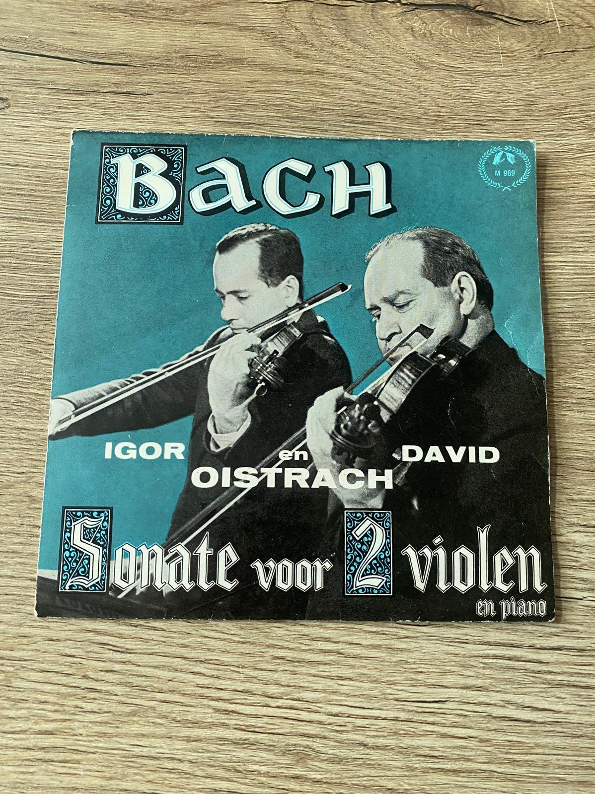 David & Igor Oistrach – Bach | 45 toeren, Ophalen of Verzenden, Gebruikt, 7 inch, EP