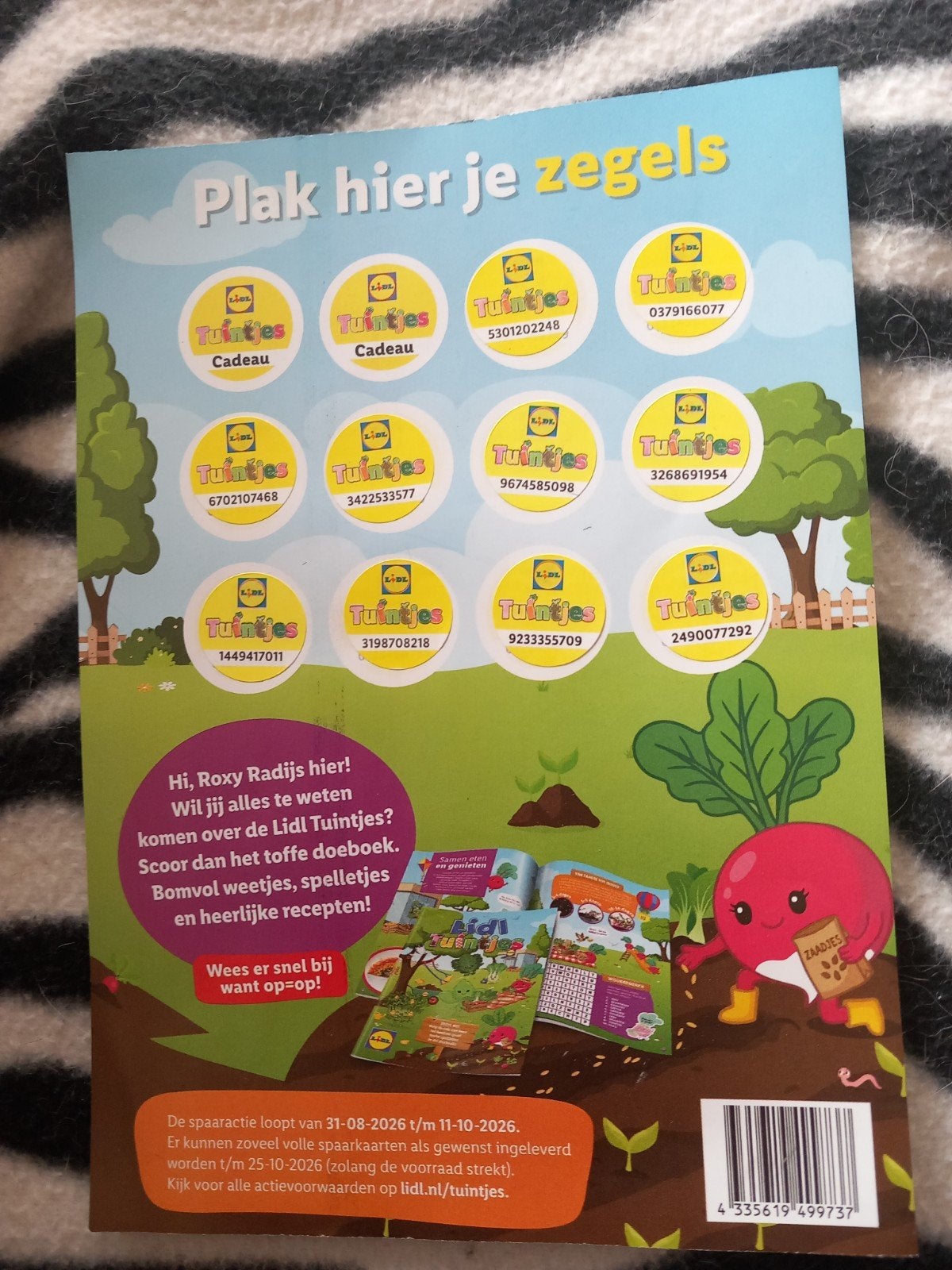 Volle spaarkaart Lidl Tuintjes, Verzamelen, Lidl, Ophalen of Verzenden