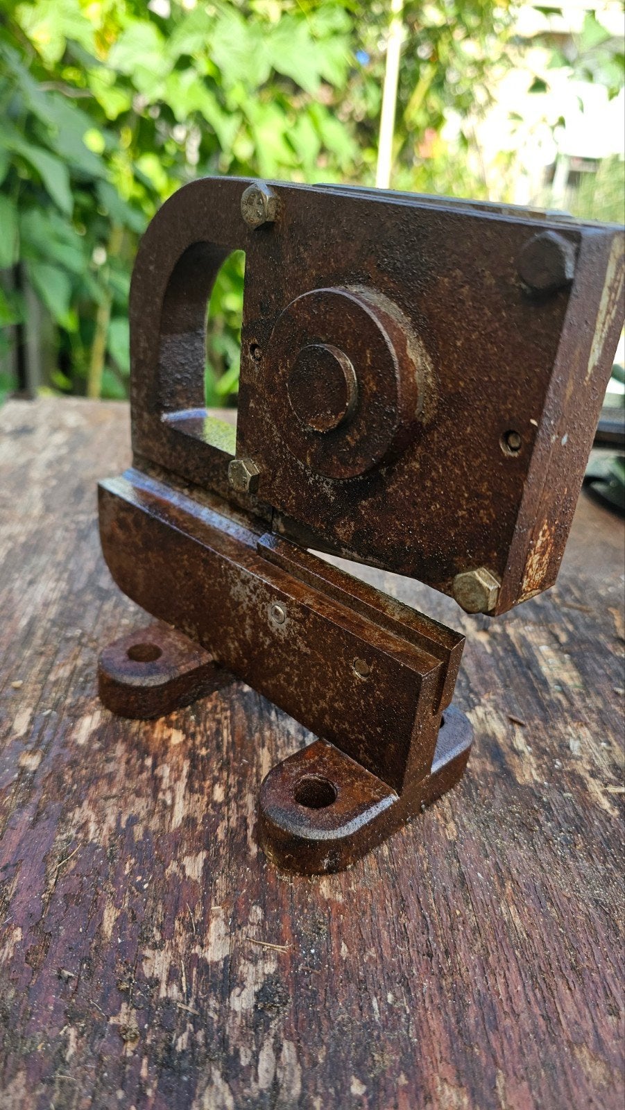 Oude roestige metaalschaar - Vintage gereedschap, Ophalen of Verzenden