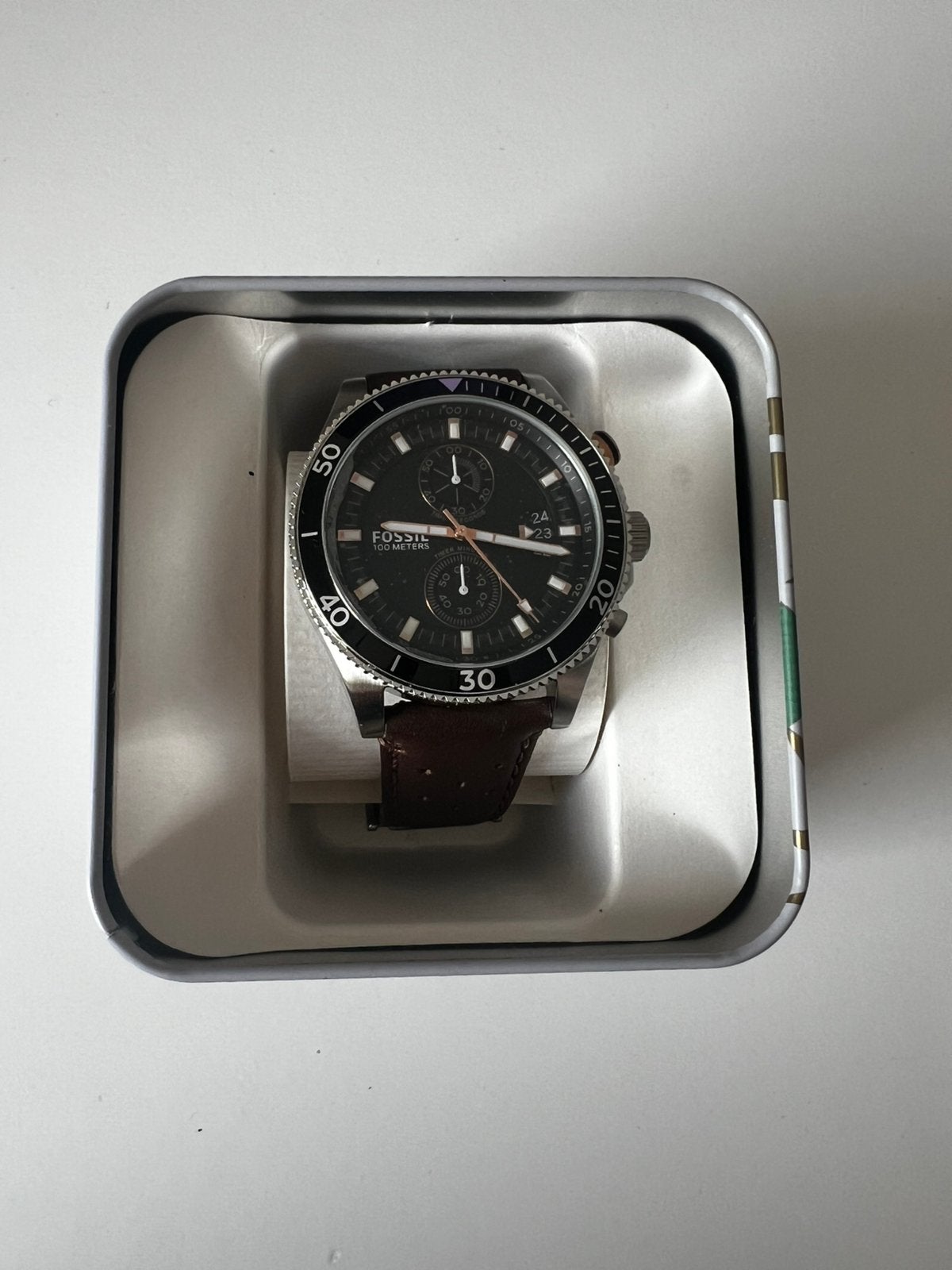Fossil horloge (nieuw), Leer, Polshorloge, Nieuw, Ophalen
