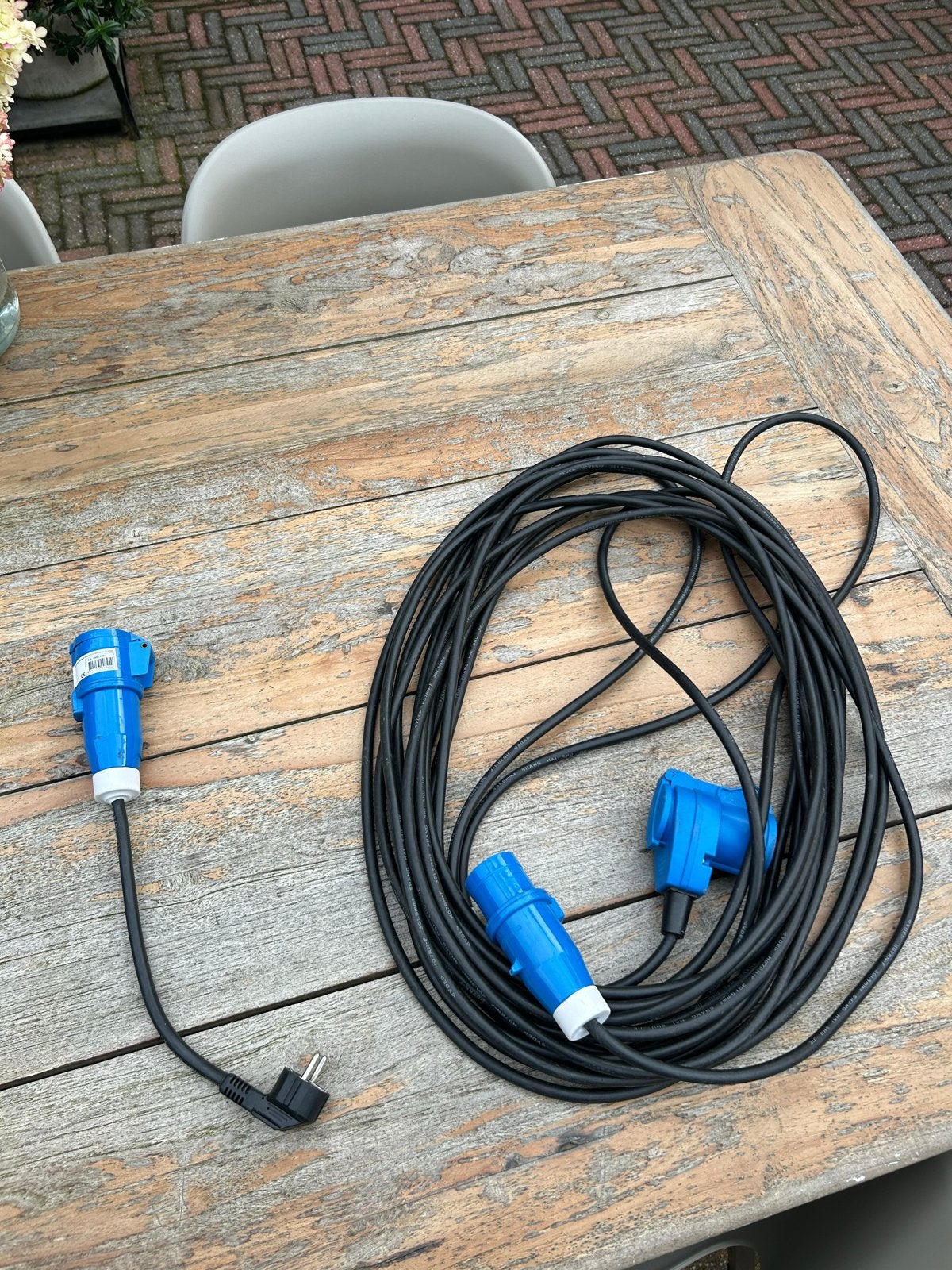 Verlengkabel CEE 16A met Schuko stekker, Ophalen of Verzenden, Nieuw
