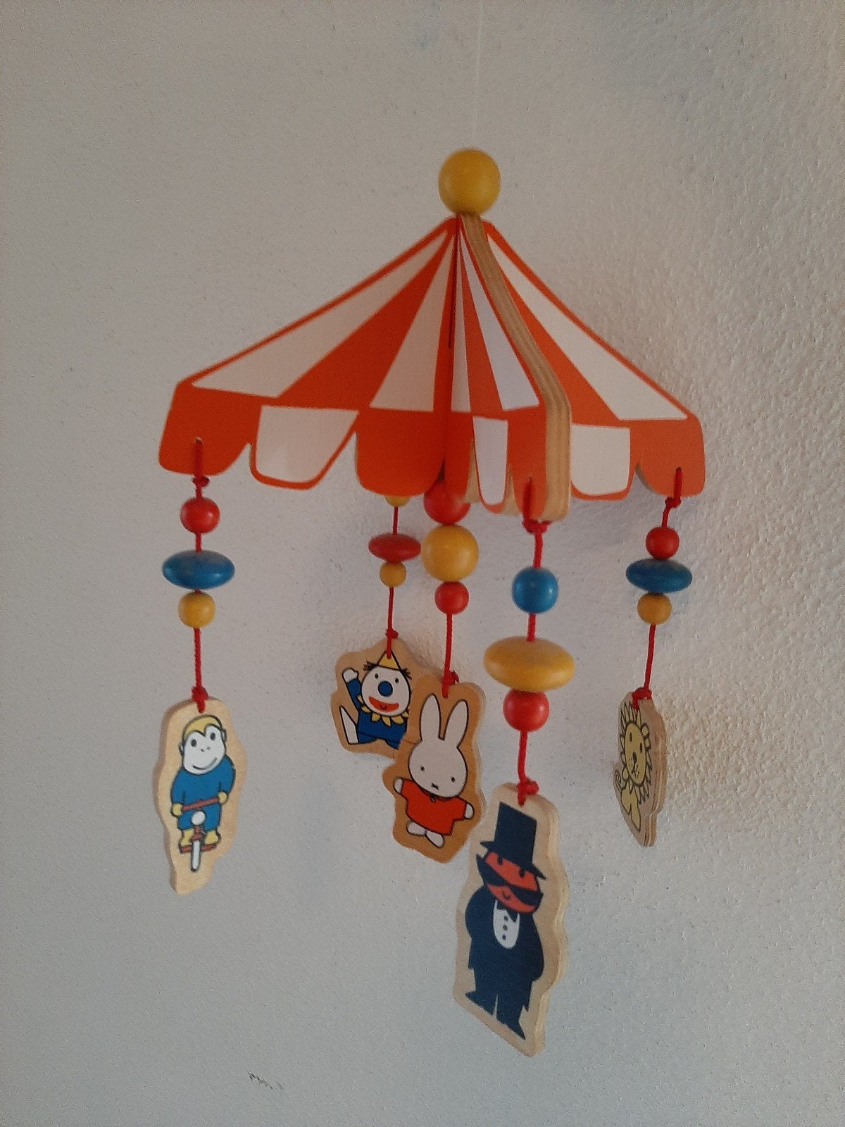 Houten Nijntje caroussel, Ophalen of Verzenden, Wanddecoratie