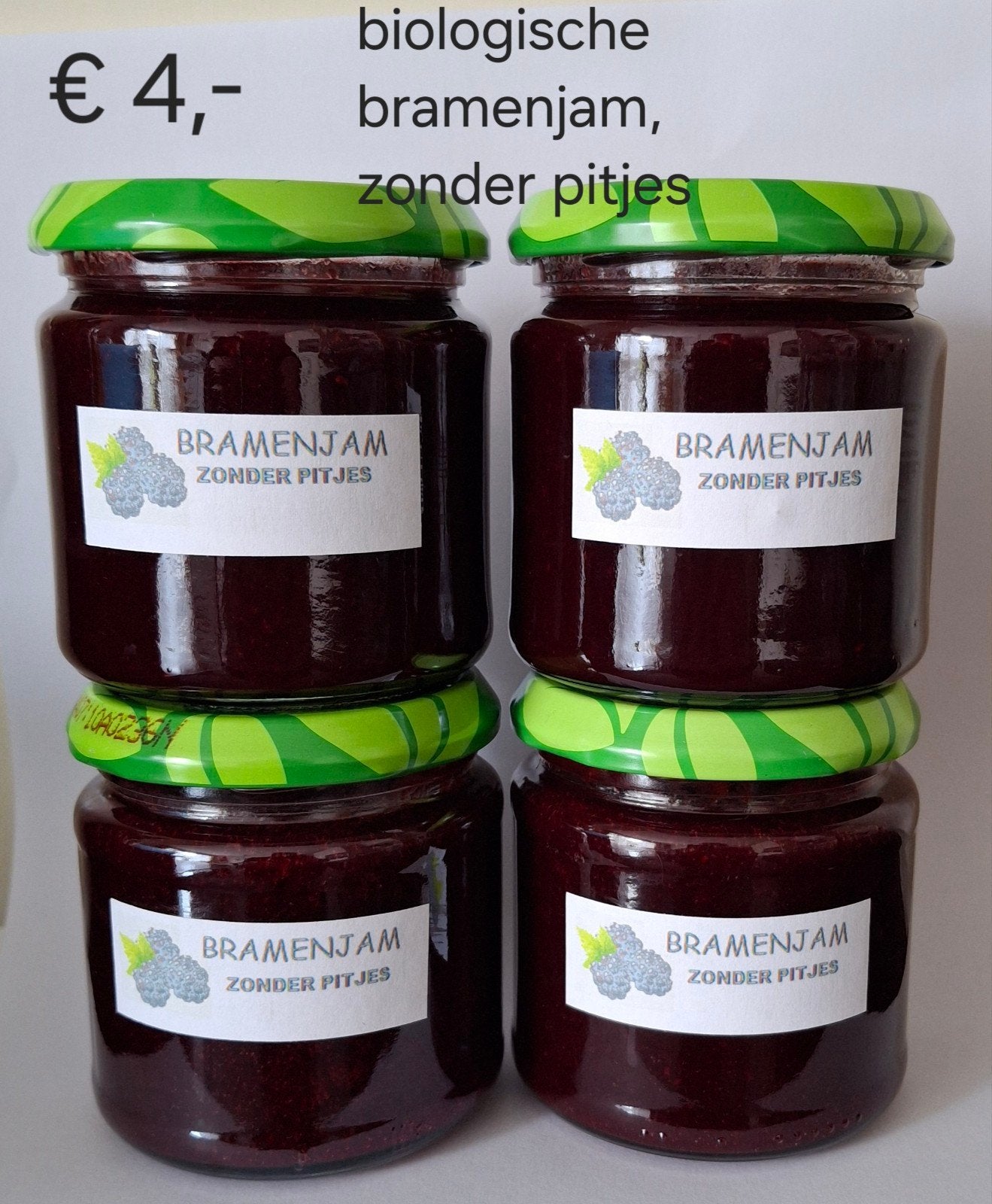 biologische bramenjam, Ophalen of Verzenden