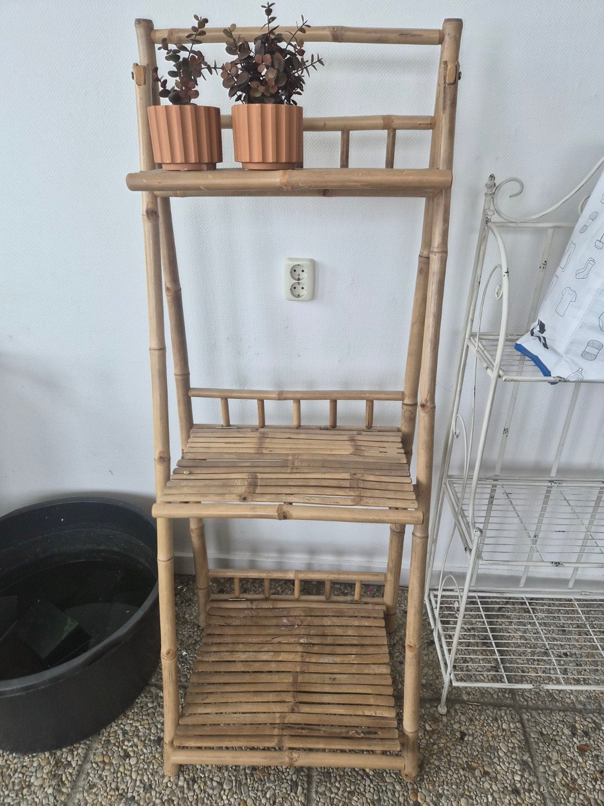 Bamboe rek 1,50m hoog, Huis en Inrichting, Kasten | Stellingkasten, Ophalen