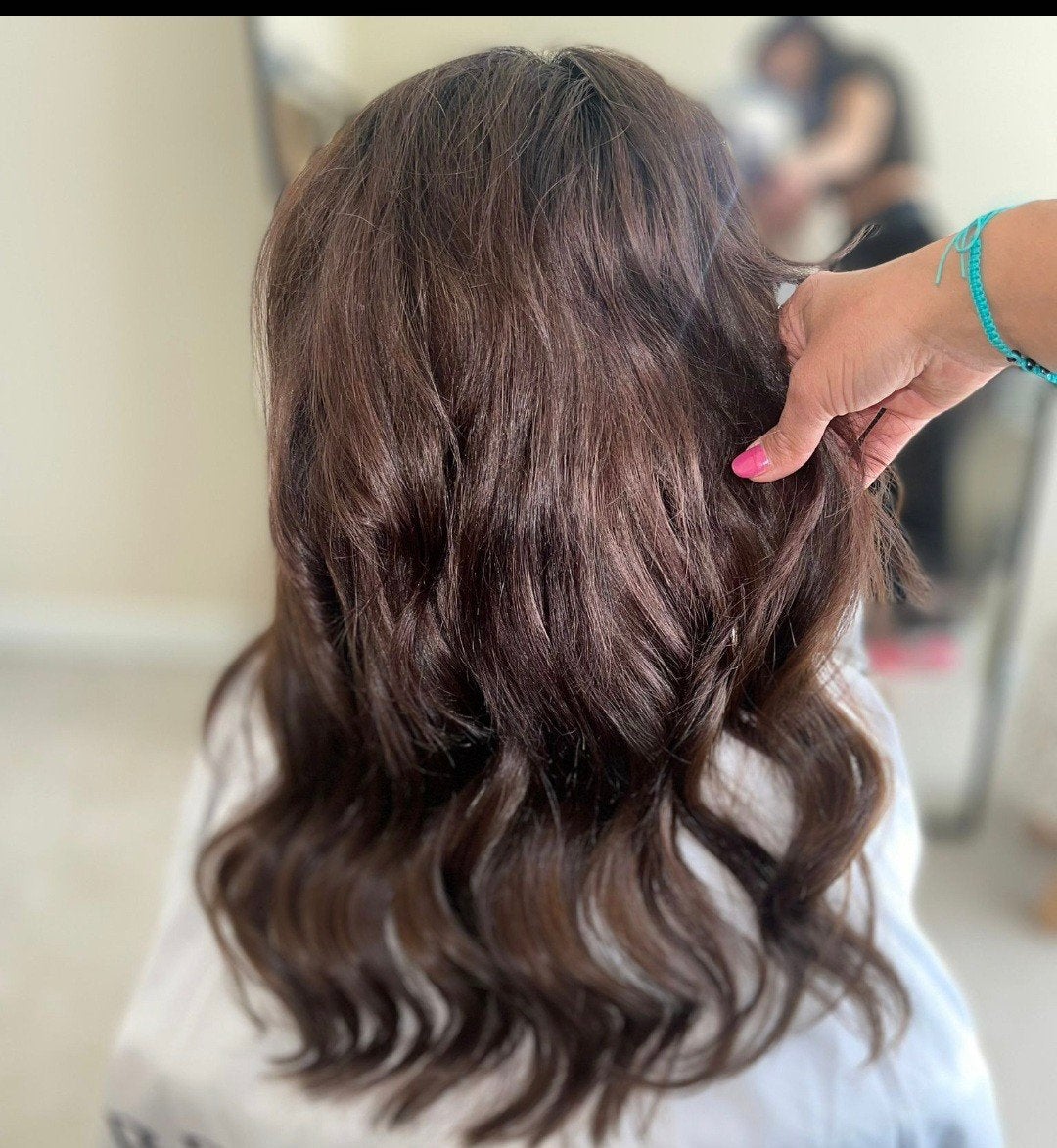 Echt haar extensions - 100 gram, Ophalen of Verzenden, Zo goed als nieuw