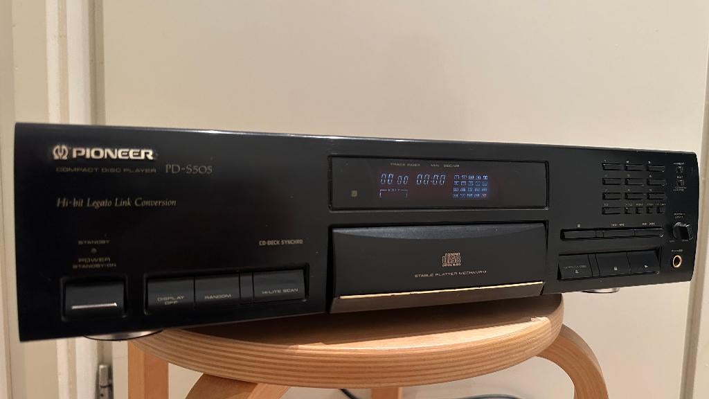 Pioneer PD-S505, Hi-Bit Legato Link CD-speler, Brits 100% OK, Ophalen of Verzenden, Pioneer