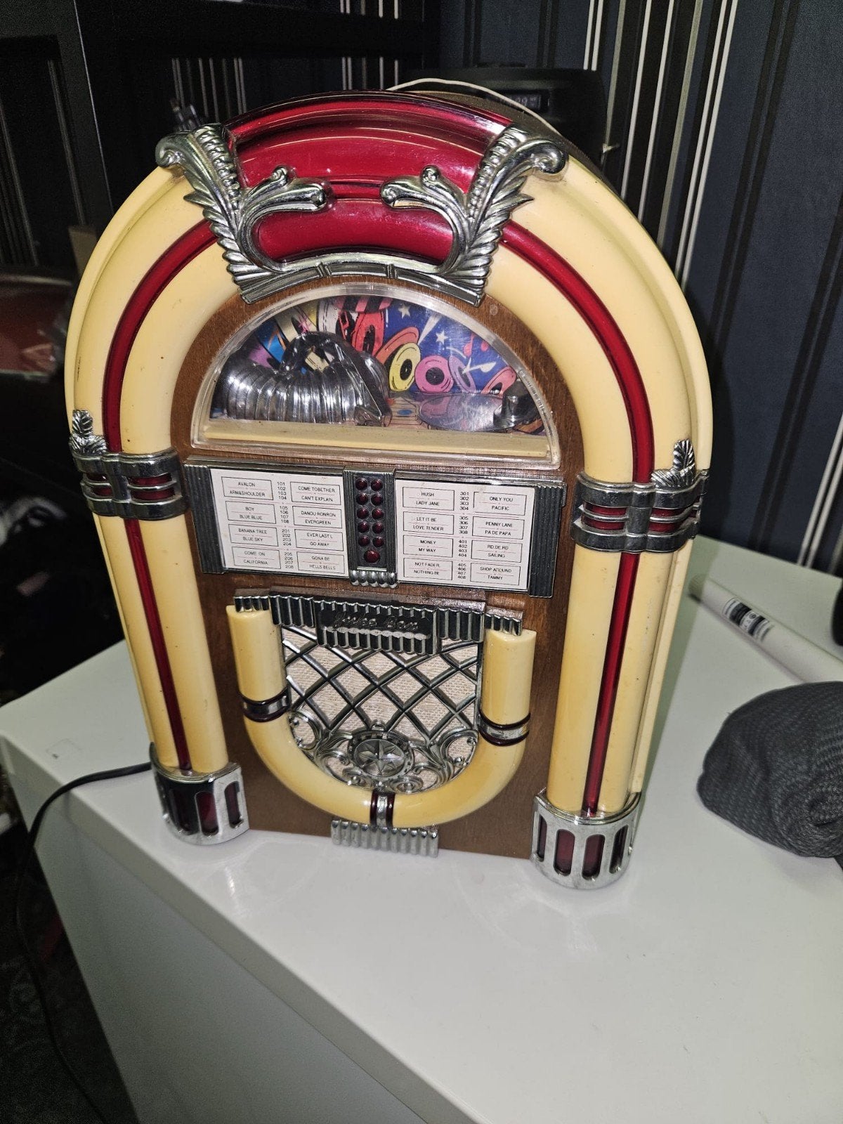 Jukebox Radio Cassette Speler met Cassettebandjes, Ophalen of Verzenden, Gebruikt, 1970 tot heden, Overige merken