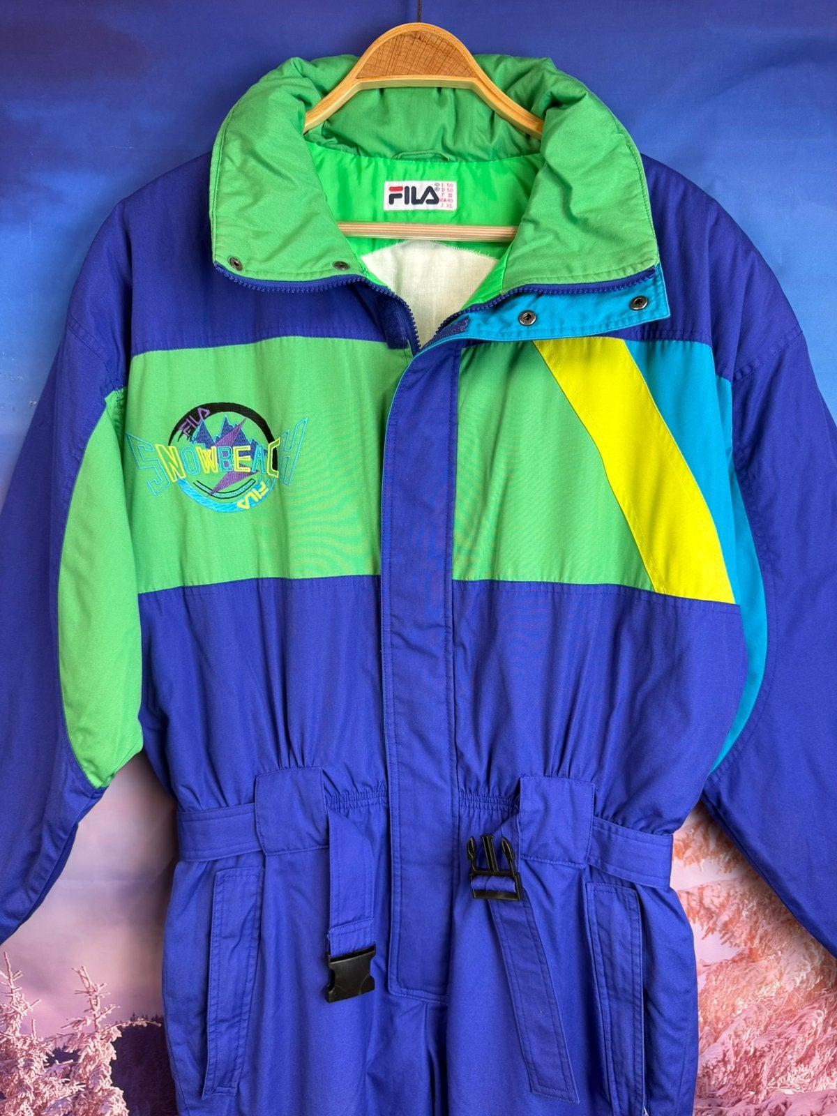 Vintage Fout Skipak van Fila maat 50 / M, Ophalen of Verzenden, Zo goed als nieuw, Maat 48/50 (M), Pak