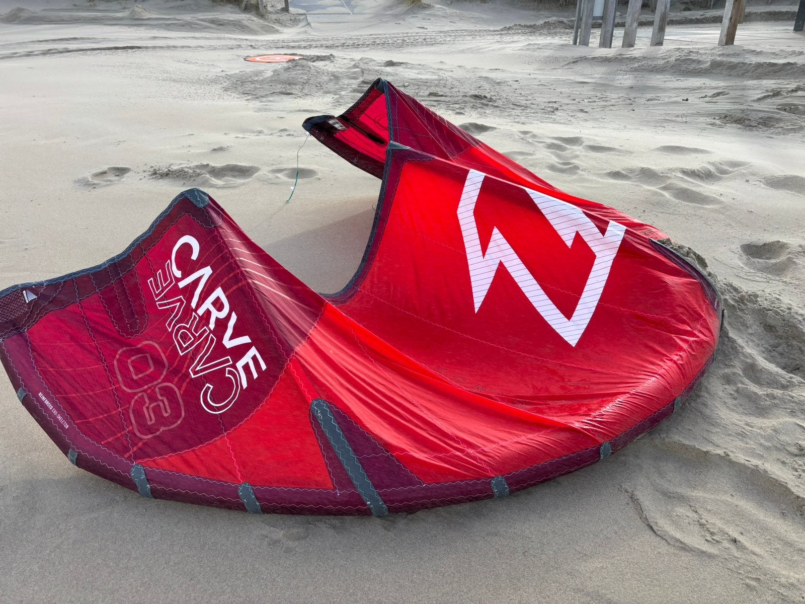 North Carve 3m 2022, Watersport en Boten, Kitesurfen, Geen board, Ophalen of Verzenden, Zo goed als nieuw, Kite