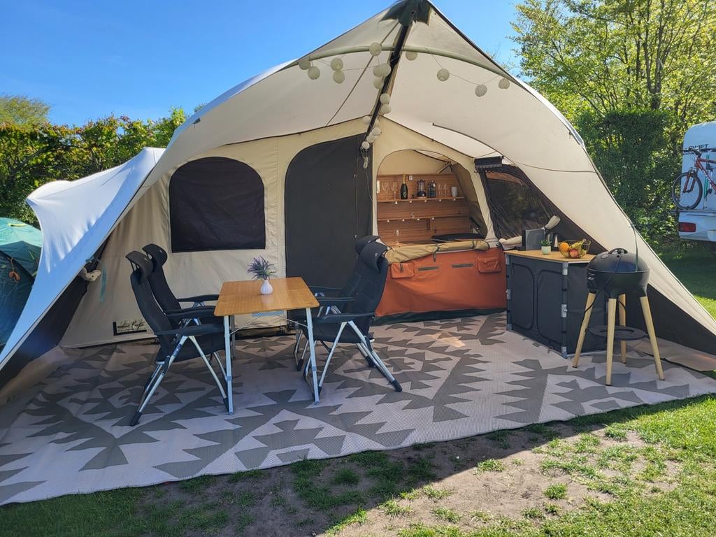 Holtkamper Kyte XL Windforce 2020 supermooi!, Caravans en Kamperen, Ophalen, Zo goed als nieuw, Tot en met 5