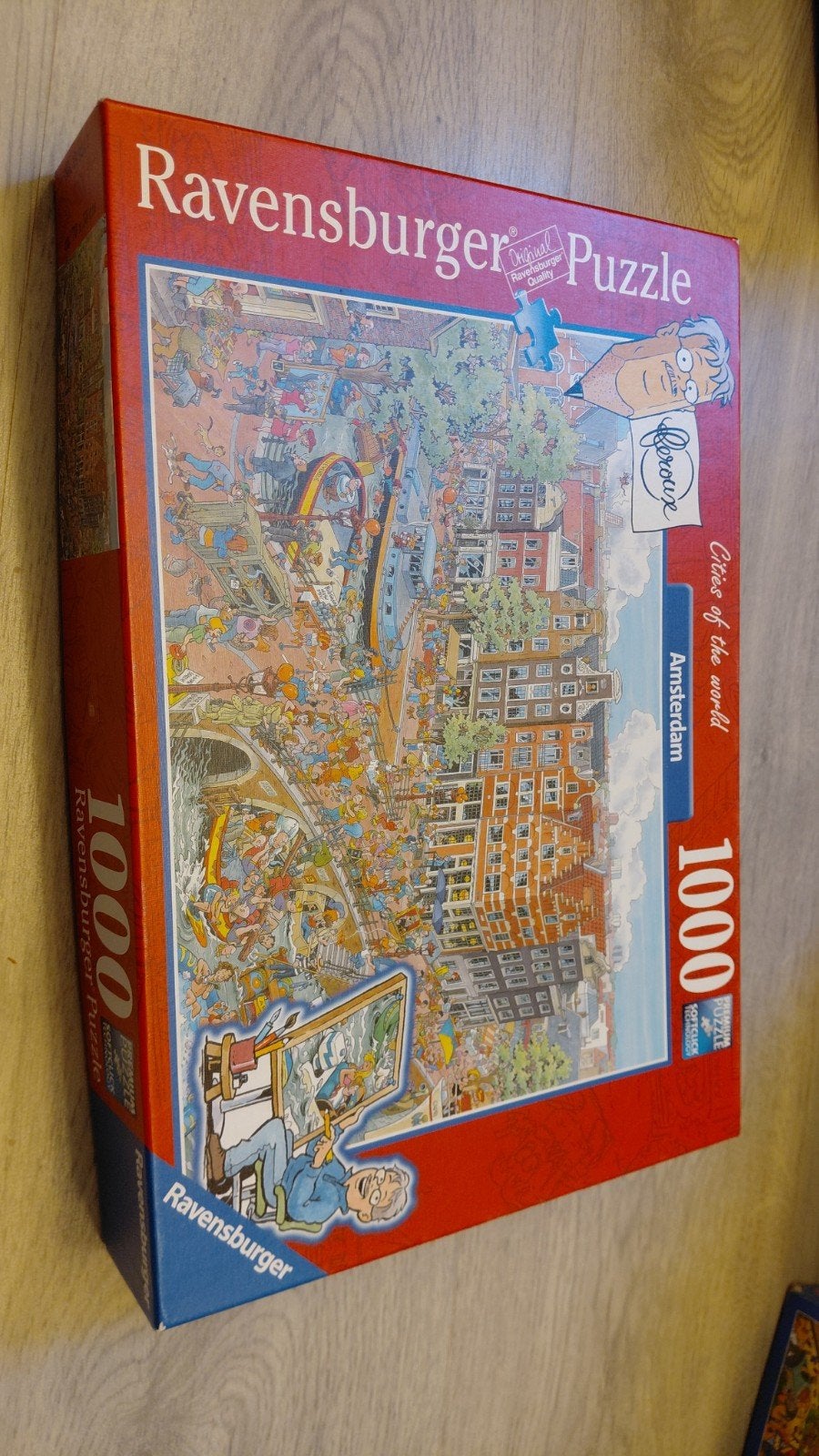 Ravensburger legpuzzel Amsterdam 1000st., Ophalen, 500 t/m 1500 stukjes, Zo goed als nieuw, Legpuzzel