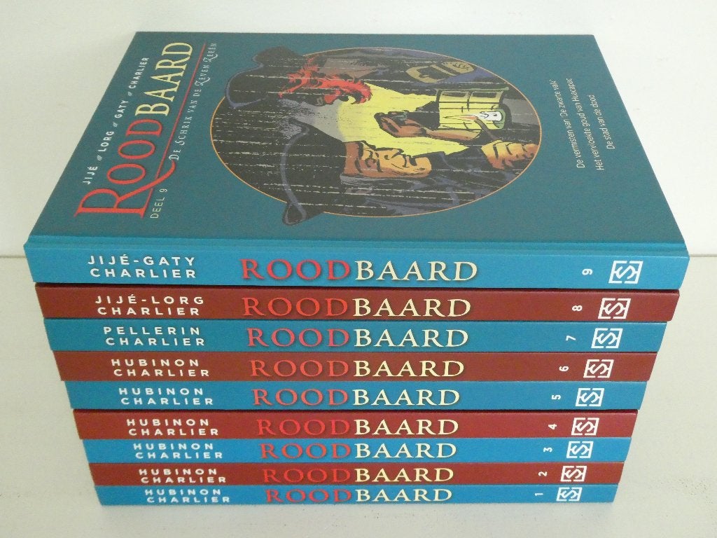 Roodbaard ~ Complete serie Integrale hardcovers 1 t/m 9, Complete serie of reeks, Ophalen of Verzenden, Zo goed als nieuw