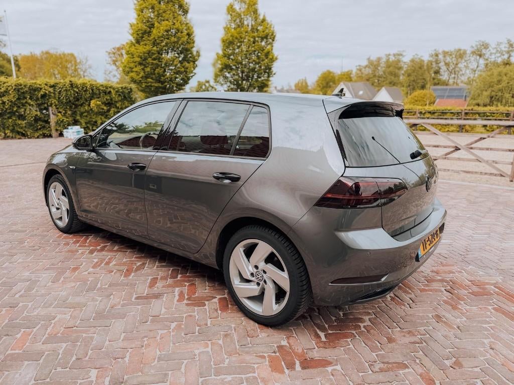 Volkswagen E-golf 100KW/136 pk, kleur: Indium grey metallic, Auto's, 136 pk, Leder, Elektrisch, Lichtsensor