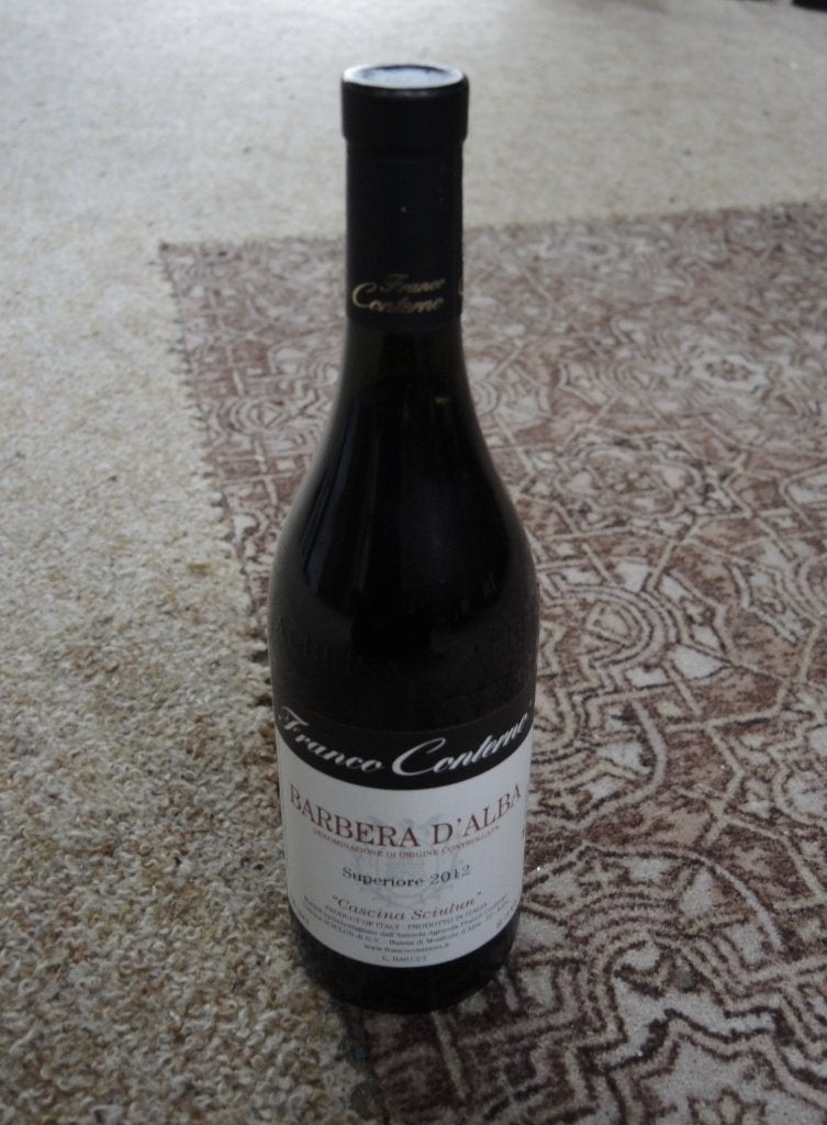 fles Barbera d' Alba uit 2012, Ophalen, Italië, Zo goed als nieuw, Rode wijn