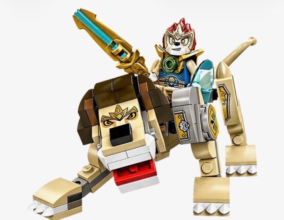 LEGO Chima 70123 Leeuw Legendebeest met Laval, Lego, Ophalen of Verzenden, Zo goed als nieuw, Complete set