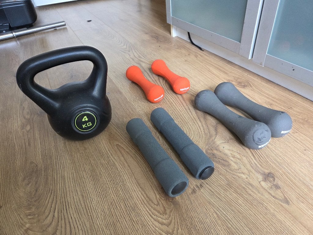 Fitness accessoires - kettlebell, ab roller & push-up bord, Ophalen, Gebruikt, Armen, Kettlebell