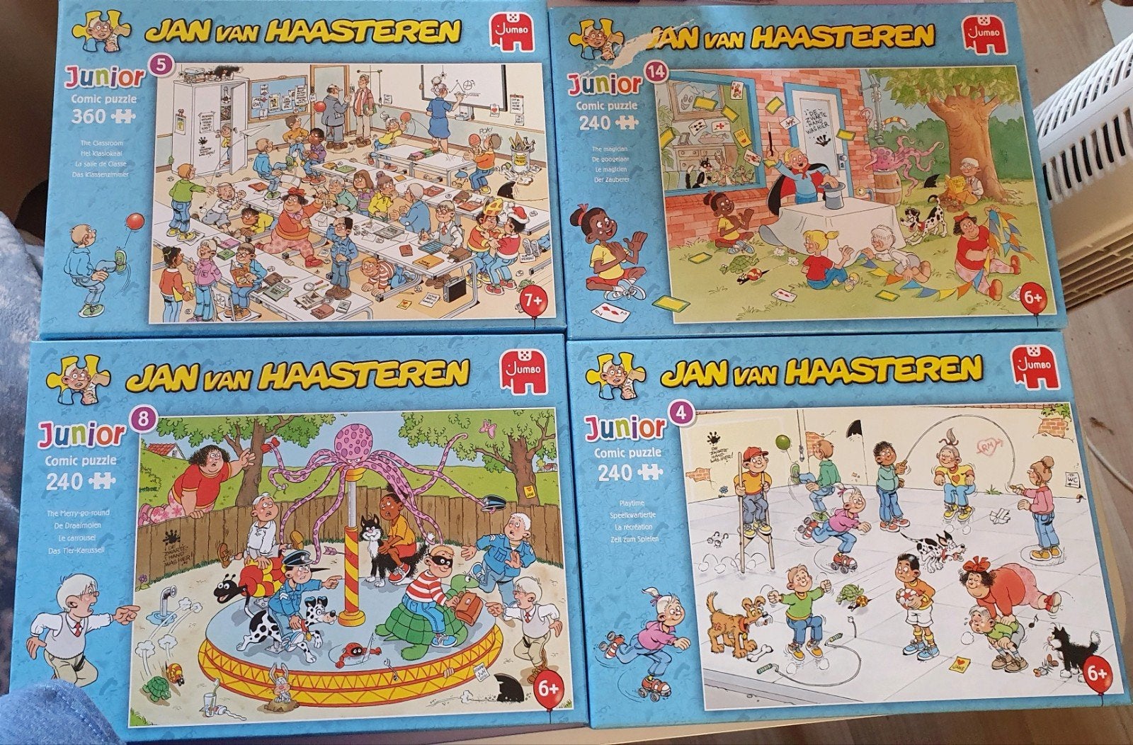 Jan van haasteren junior puzzels, Ophalen, Minder dan 500 stukjes, Zo goed als nieuw