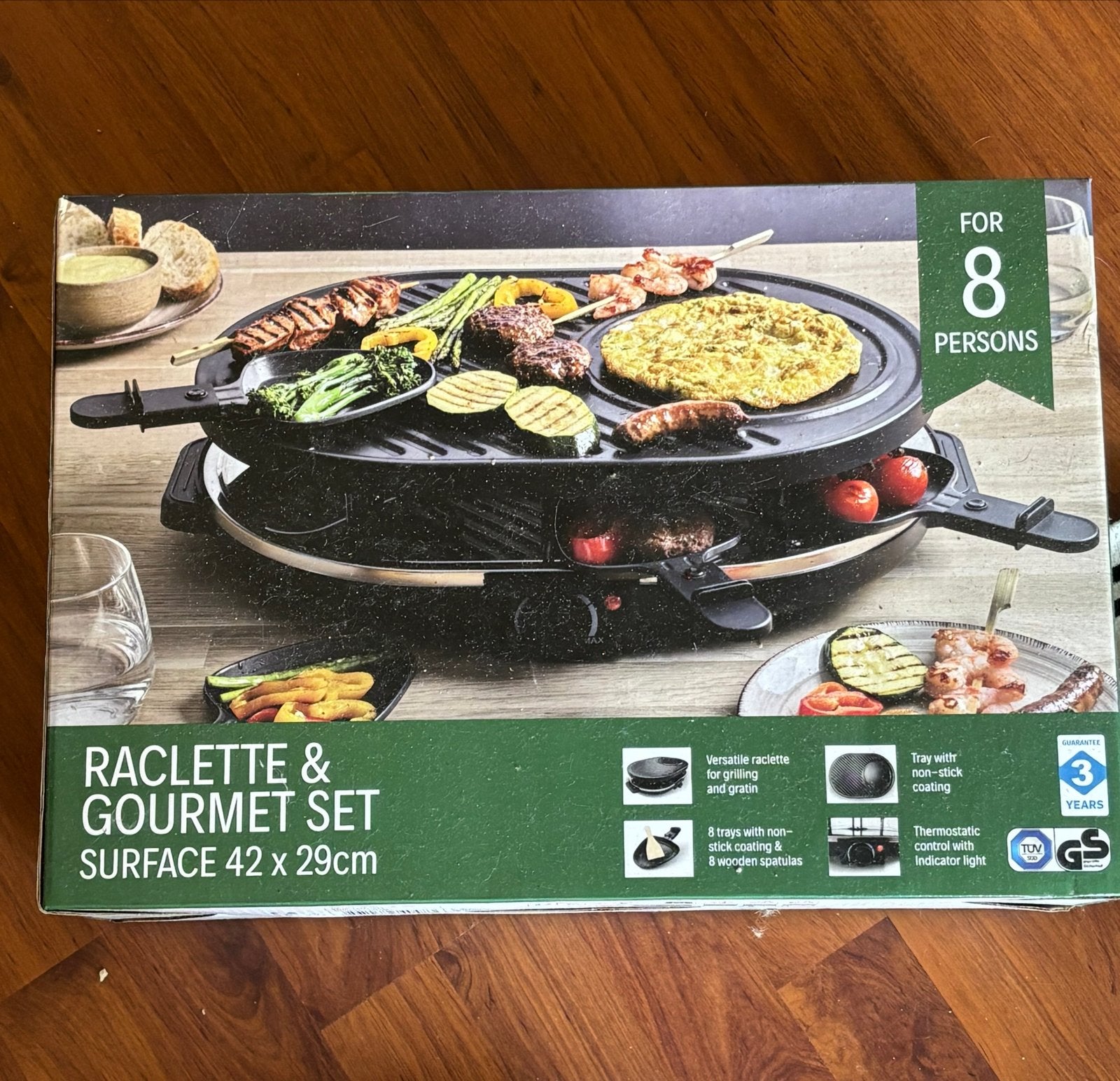 Nieuw Raclette & Gourmet Set voor 8 personen - Ongeopend, Ophalen of Verzenden, Nieuw, 8 personen of meer