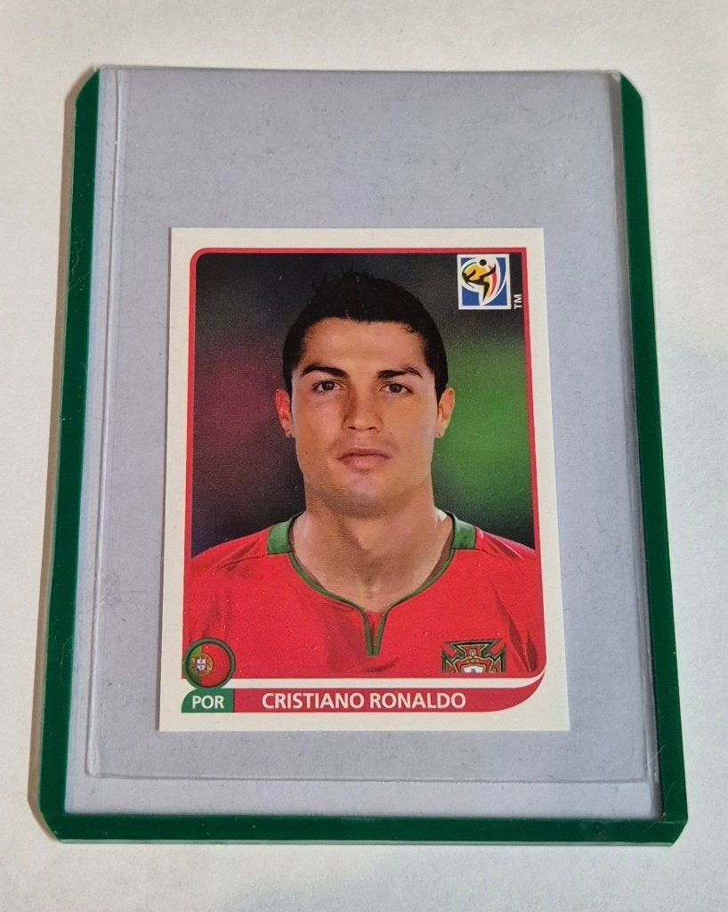 Cristiano Ronaldo WK 2010 Panini, Verzamelen, Ophalen of Verzenden, Zo goed als nieuw, Buitenlandse clubs, Poster, Plaatje of Sticker