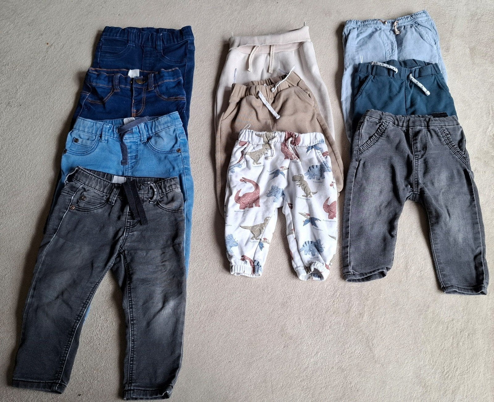 Kledingpakket maat 74: Hema, C&A, H&M broekjes, Gebruikt, Jongetje of Meisje, Ophalen of Verzenden, Setje