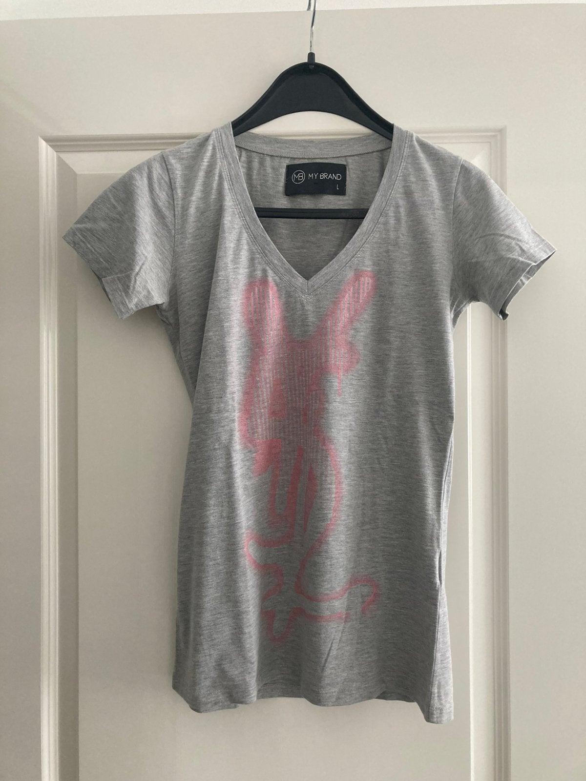 My Brand t-shirt maat L dames., Ophalen of Verzenden, Zo goed als nieuw, Grijs, Korte mouw