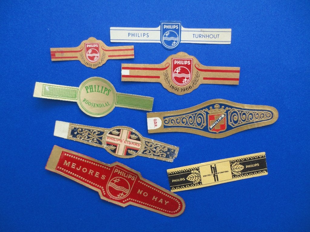 sigarenbandjes 8= 8st philips, Ophalen of Verzenden, Sigarenbandjes