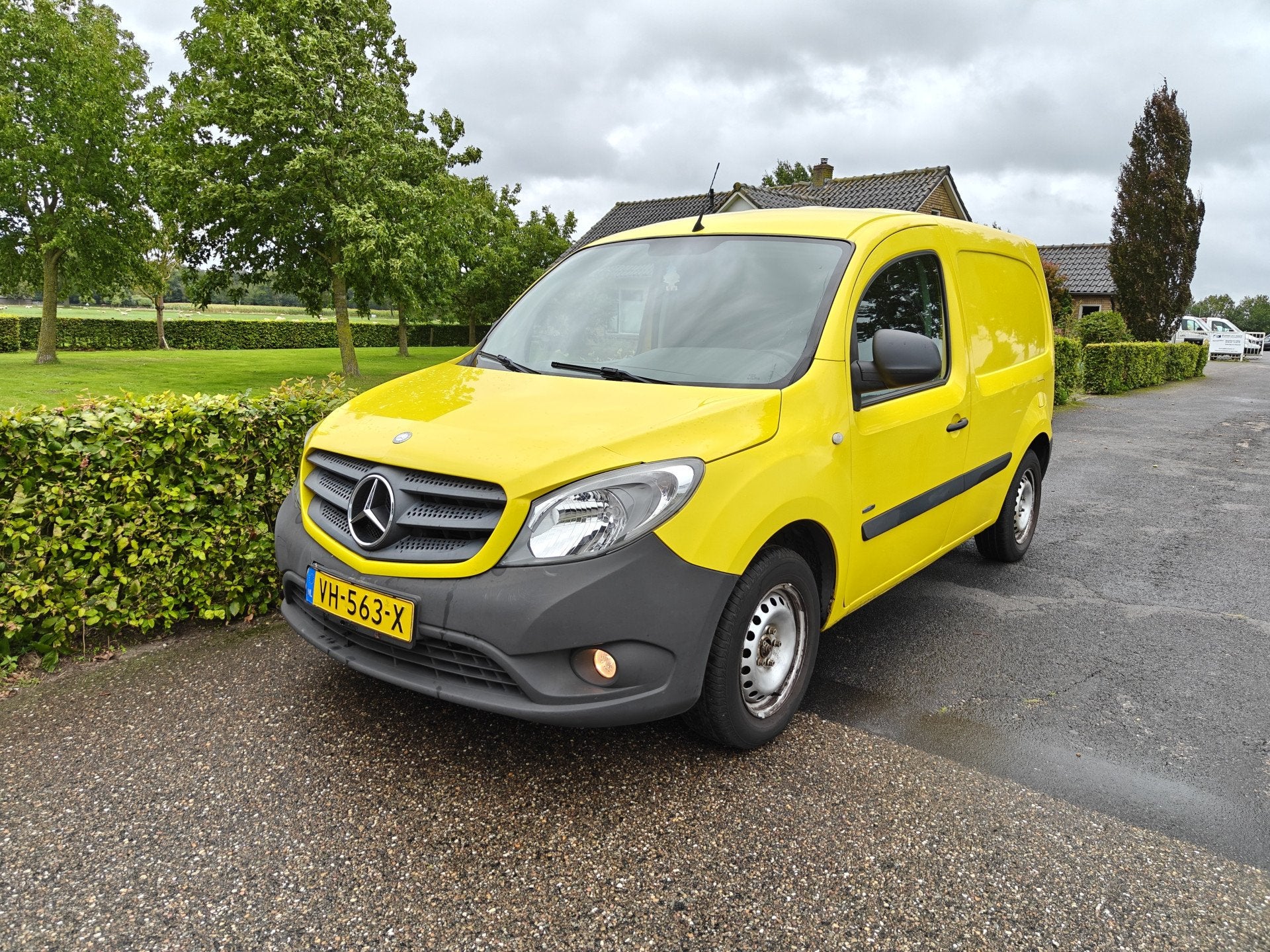Mercedes-Benz Citan 108 CDI BlueEFFICIENCY AIRCO BJ 2014, Voorwielaandrijving, Euro 5, Stof, Gebruikt