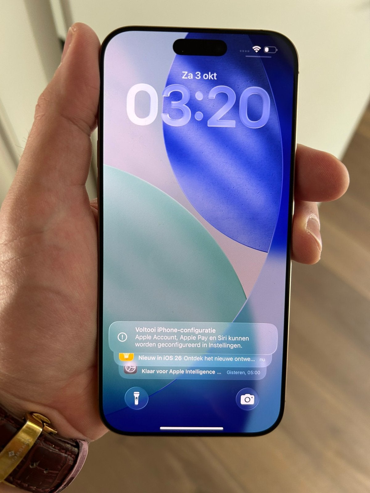iPhone 16 Pro Max 512 GB Goud in nieuwstaat (90%)