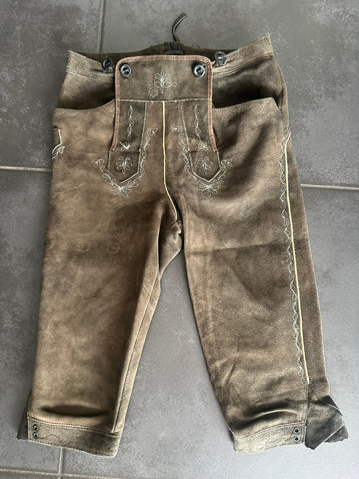 Lederhose knue, origineel, maaat S, Ophalen of Verzenden, Zo goed als nieuw