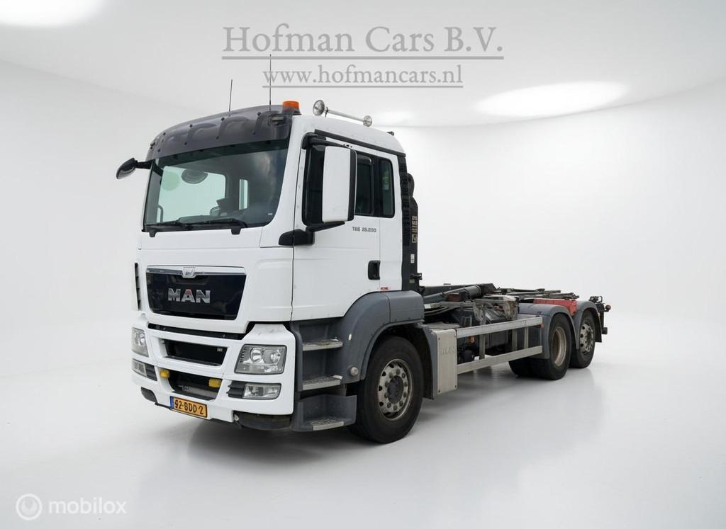 MAN TGS 2013 Haakarm HIAB L200.46.003 Wit Ex-Gemeente, Automaat, Achterwielaandrijving, MAN, Wit