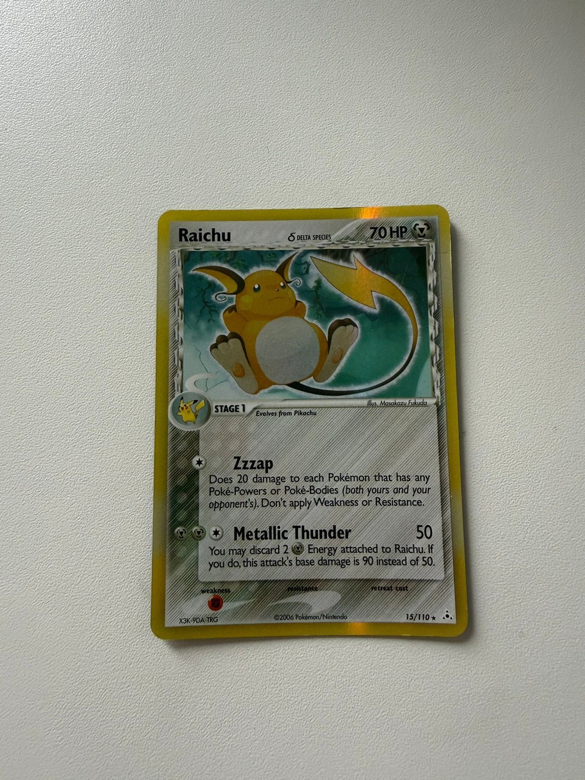 Raichu Delta Species, Ophalen of Verzenden, Zo goed als nieuw