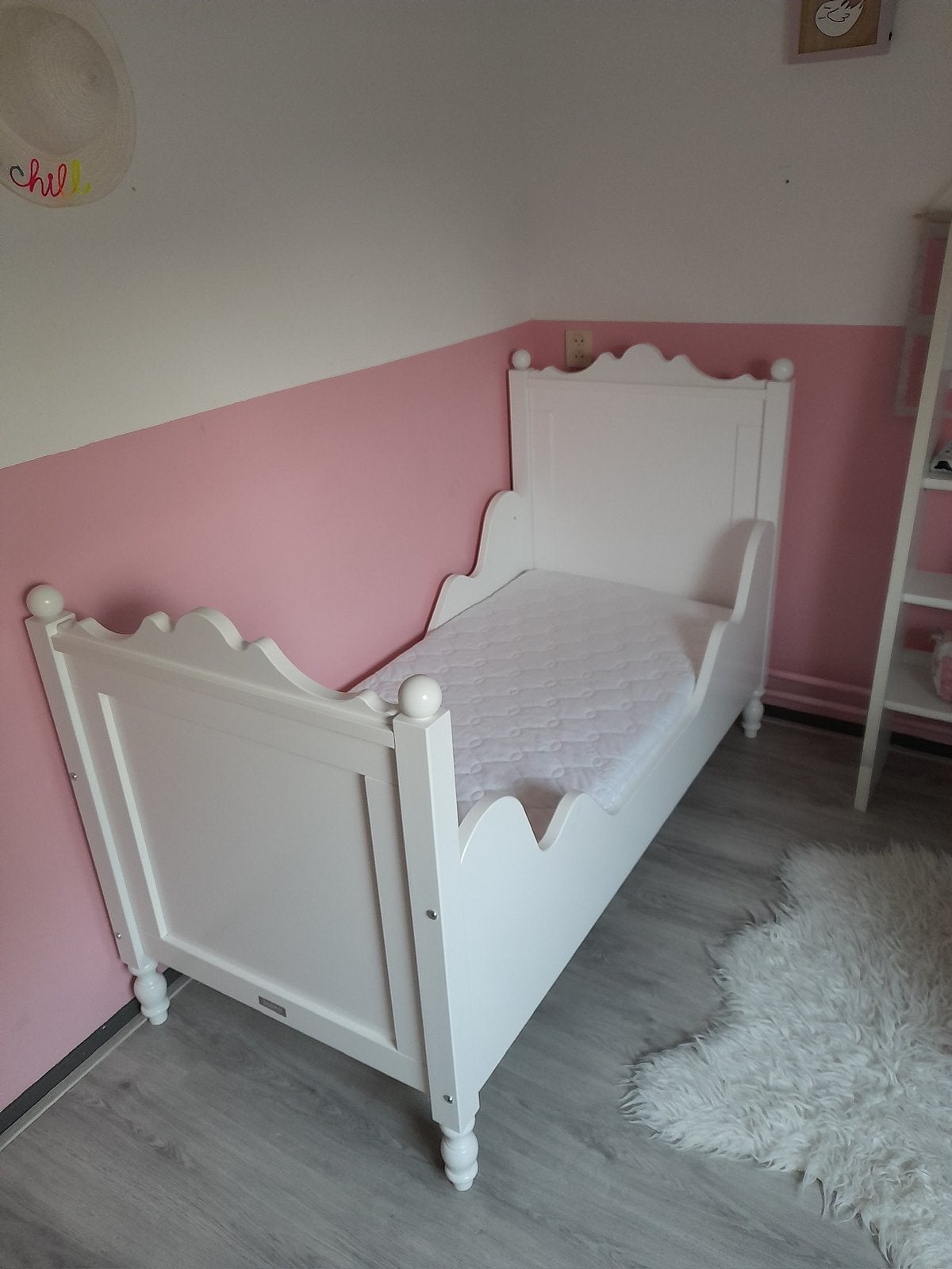 Peuter bed met matras, Ophalen, Gebruikt, 70 tot 85 cm, 140 tot 160 cm