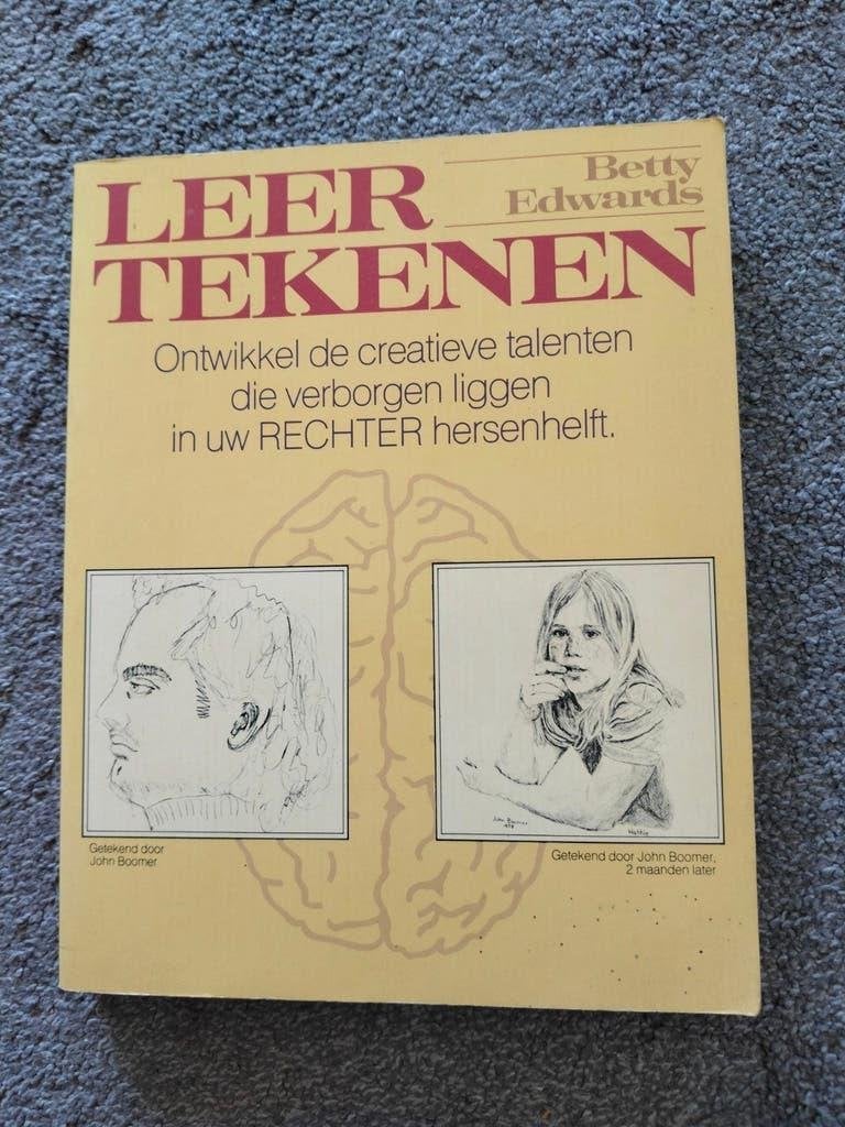 Leer tekenen  Betty Edwards, Ophalen of Verzenden, Gebruikt, Boek of Gids