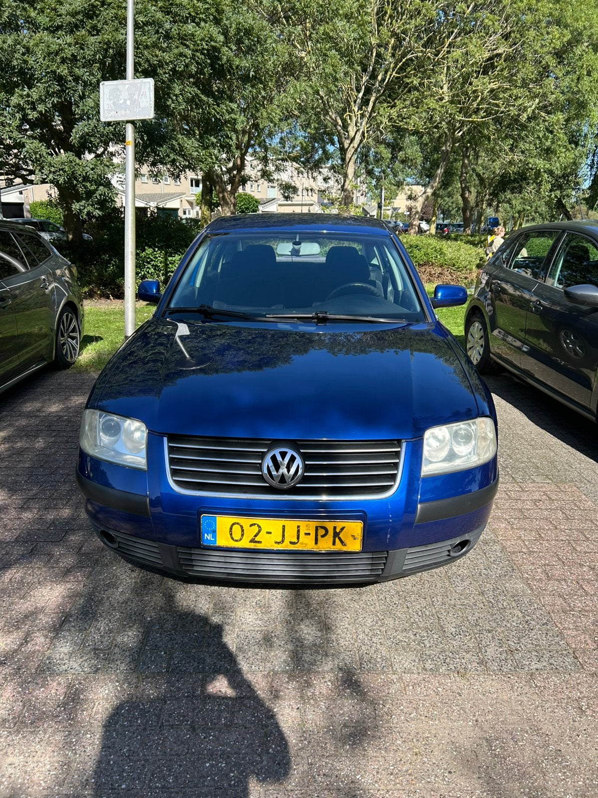 Volkswagen Passat 1.8 110KW 2002 Blauw, Auto's, Voorwielaandrijving, Stof, 4 cilinders, Blauw