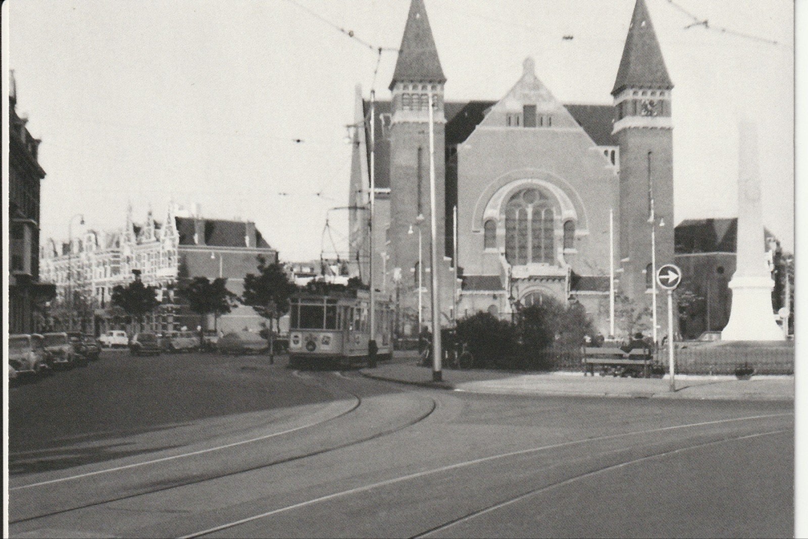 DEN HAAG REGENTESSEPLEIN REGENTESSEKERK HTM TRAM SERIE 800, Ophalen of Verzenden, 1980 tot heden, Ongelopen, Zuid-Holland