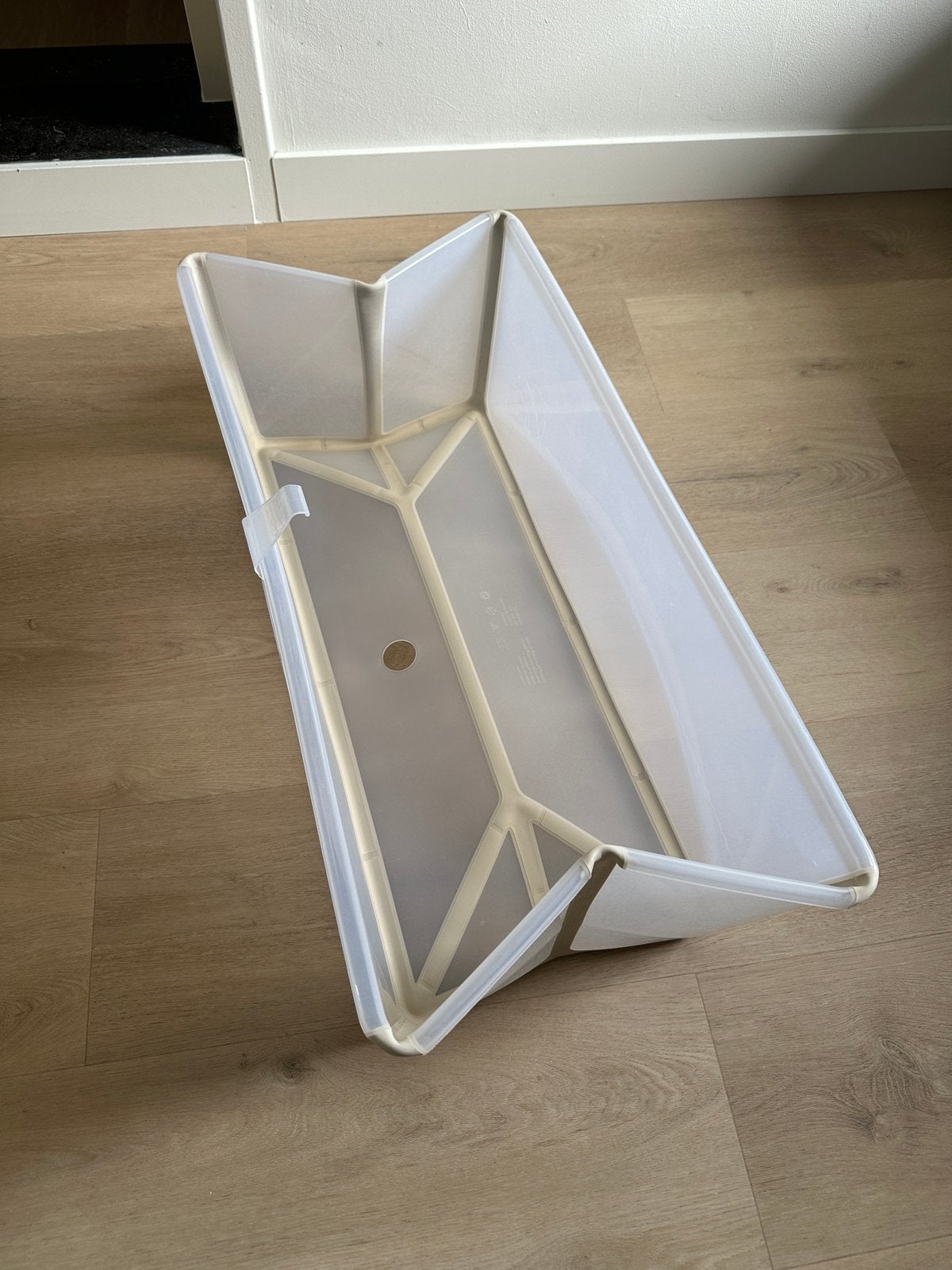 Stokke flexi bath XL zandkleur, Kinderen en Baby's, Ophalen, Zo goed als nieuw, Badje