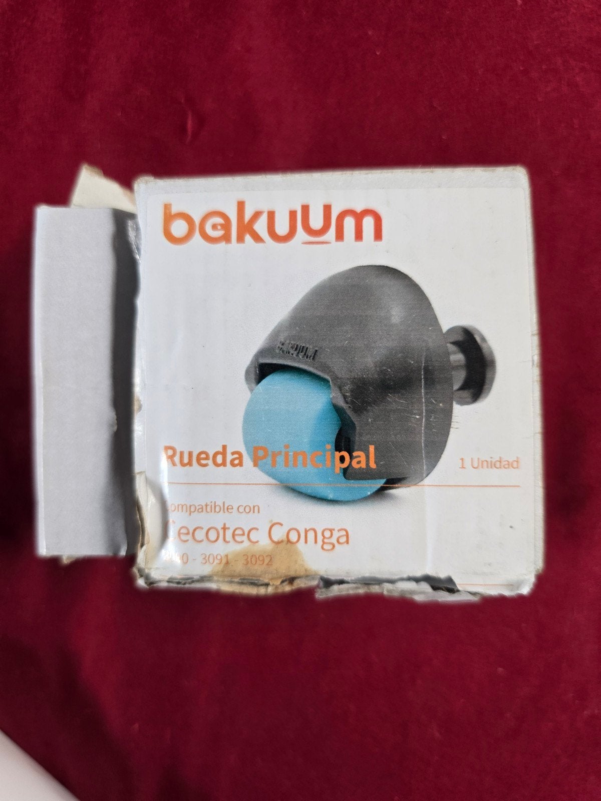 Bakuun Hoofdwiel voor Cecotec Conga Robotstofzuiger, Witgoed en Apparatuur, Stofzuigers, Ophalen of Verzenden, Nieuw, Robotstofzuiger