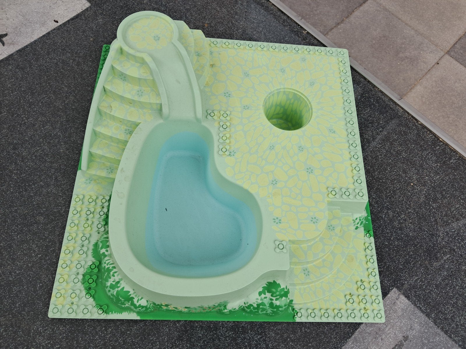 lego 3d plaat, Ophalen