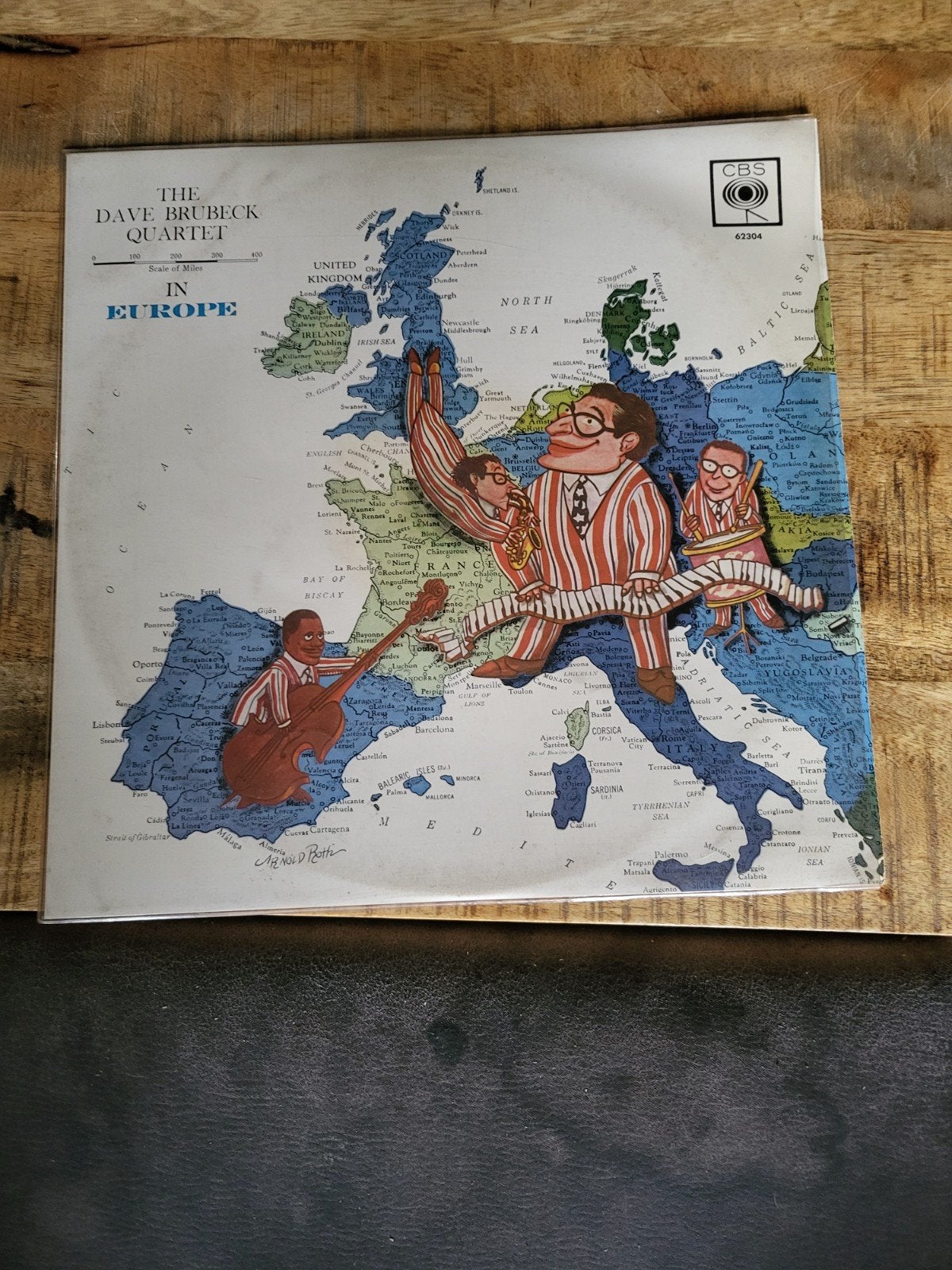 The Dave Brubeck Quartet - In Europe LP (Jazz), LP, Gebruikt, Overige genres, Ophalen of Verzenden