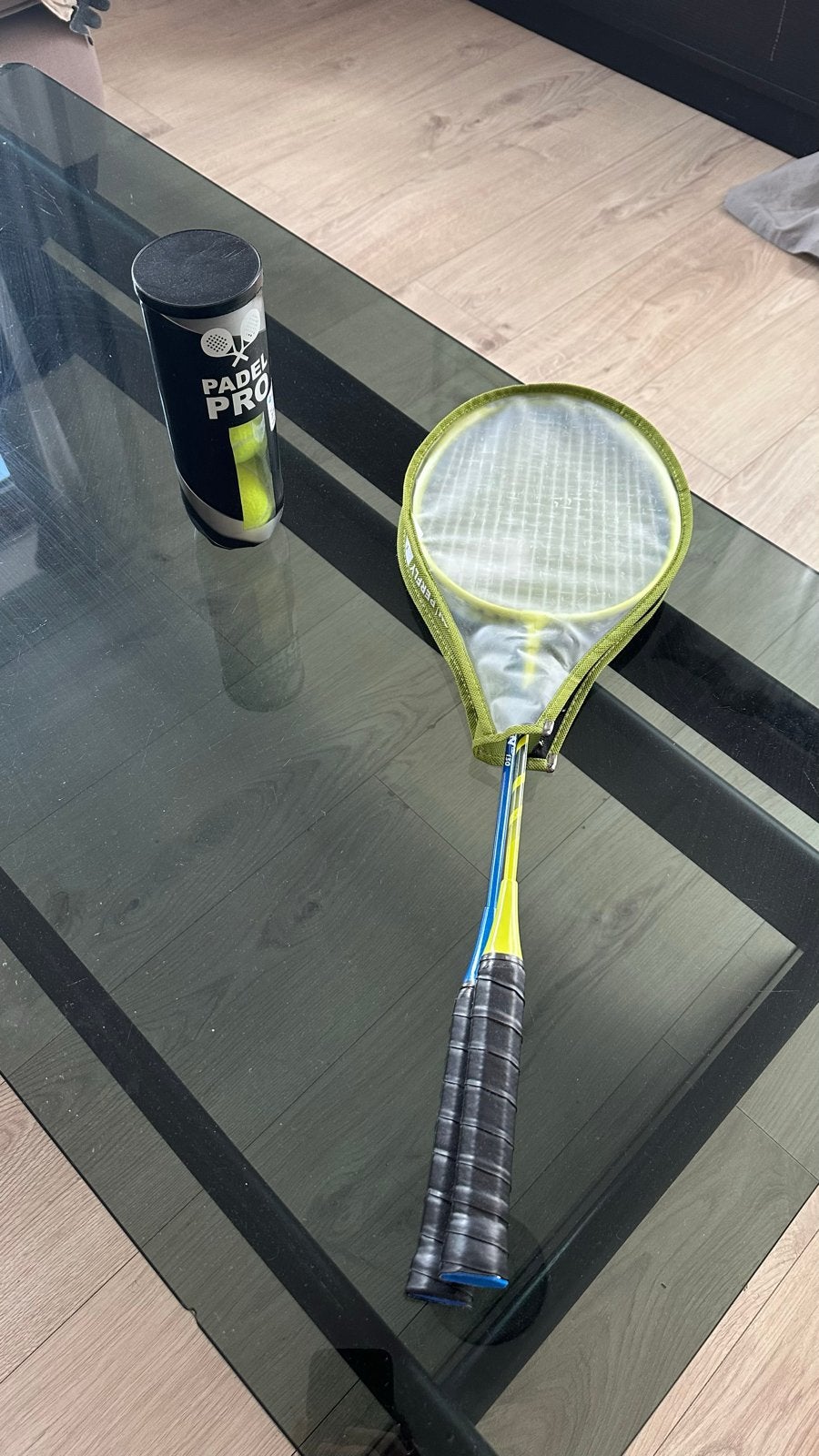 Badmintonrackets Set (2 stuks) - Zo goed als nieuw, Sport en Fitness, Padel, Ophalen, Zo goed als nieuw, Padelracket