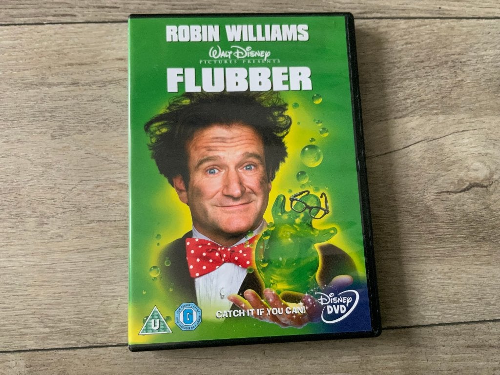 DVD - Disney - Flubber - Robin Williams, Alle leeftijden, Ophalen of Verzenden, Zo goed als nieuw, Amerikaans