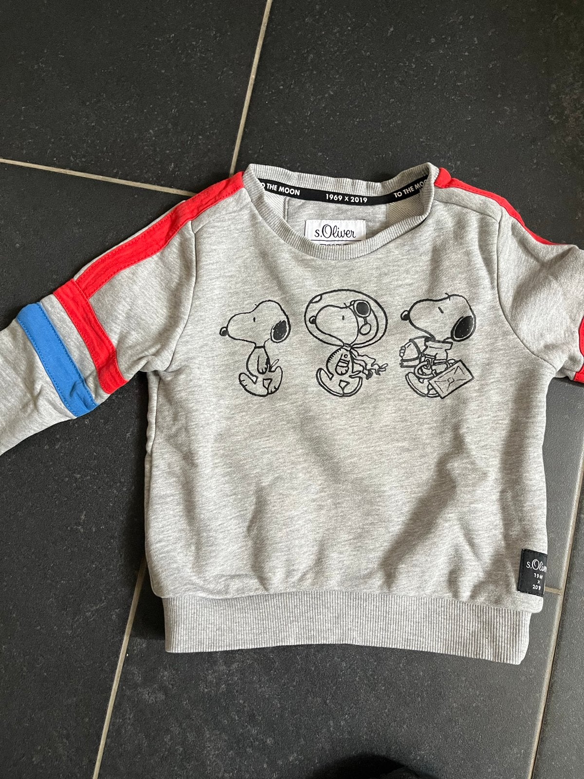 Leuke s.Oliver Peanuts Snoopy trui - Maat 92/98, Ophalen of Verzenden, Gebruikt, Jongen of Meisje, Trui of Vest