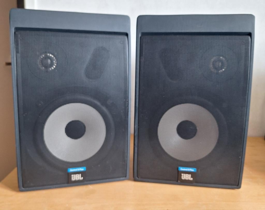 Zeldzame JBL Control 5 Plus professionele studio speakers, Audio, Tv en Foto, Luidsprekers, Ophalen, Gebruikt, JBL, 120 watt of meer